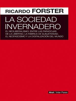 cover image of La sociedad invernadero